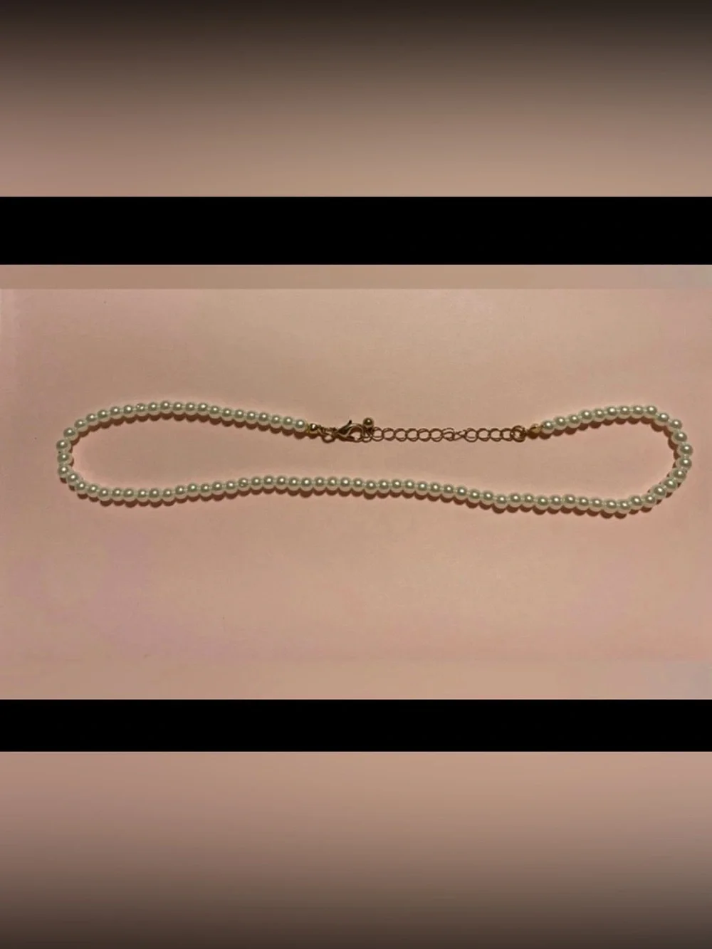 Costume Faux Pearl Necklace #9367